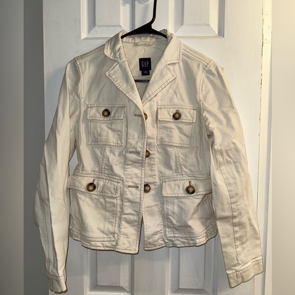 GAP‎ Women's Ivory Jacket - Picture 1 of 11